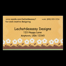 Bright and cheery business card business cards