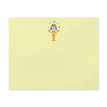 Bright and Colorful Cartoon Dog Juggling. Flyer Design