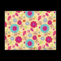 Bright and Colorful Floral Pattern