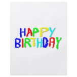 Bright and Colorful. Happy Birthday. Full Color Flyer