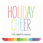 Bright and Colorful Holiday Gift Stickers stickers