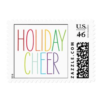 Bright and Colorful Holiday Postage