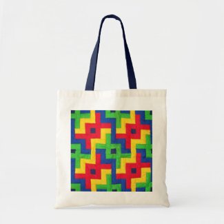Bright and Jazzy Tote Bag bag