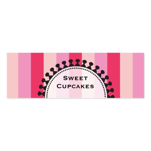 Bright Awnings Skinny Pink Business Cards (front side)
