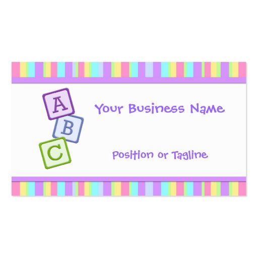 Bright Baby Business Card