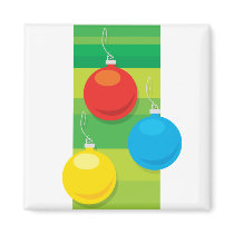 Bright Baubles magnets by alternateworlds Bright Baubles magnets