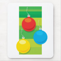 Bright Baubles mousepads by alternateworlds Bright Baubles mousepads