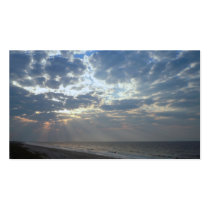 Bright "Beach Morning" (Oak Island, NC) Business Card