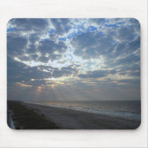 Bright "Beach Morning" (Oak Island, NC) Mouse Pad