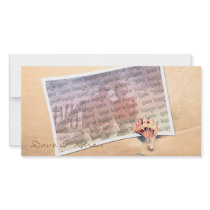 Bright Beach Shell Photo Card