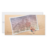 Bright Beach Shell Photo Card