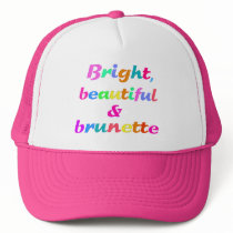 Bright Beautiful & Brunette hats by dollface766 Bright Beautiful & Brunette hats