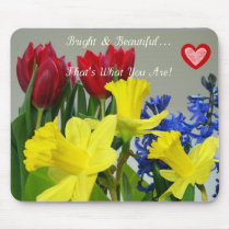 Bright & Beautiful Mousepad by sexycher Bright & Beautiful Mousepad