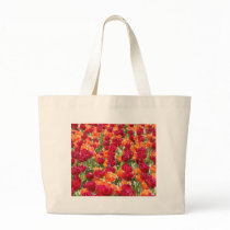 Bright Bed Tulip Flowers bags by sharonsphotography Bright Bed Tulip Flowers bags
