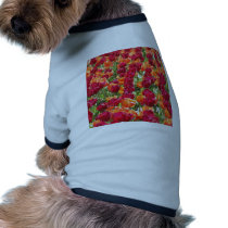 Bright Bed Tulip Flowers pet clothing by sharonsphotography Bright Bed Tulip Flowers pet clothing