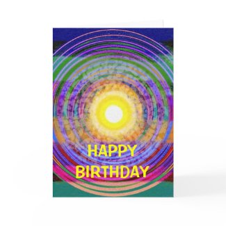 BRIGHT BIRTHDAY WISHES card