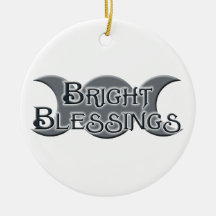 Bright Blessings Triple Moon Ornament