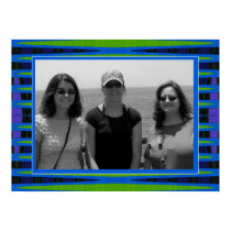 bright blue and green frame posters by DonnasPhotoFrames bright blue and green frame posters