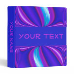 bright blue binders