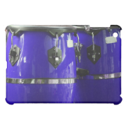 Bright blue conga drums photo iPad mini cases
