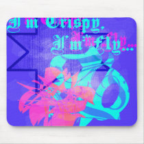 Bright Blue Crispy Mousepad