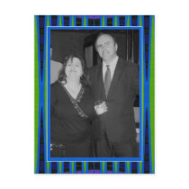 bright blue green frame postcards by DonnasPhotoFrames bright blue green frame postcards