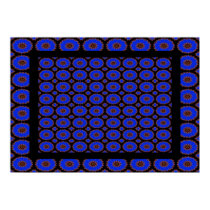 bright blue kaleidoscope posters by DonnaGraysonAbstract bright blue kaleidoscope posters