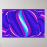 bright blue posters