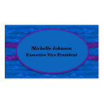 bright blue purple texture design business cards