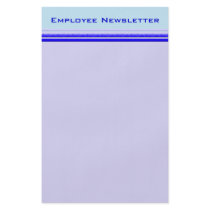 Bright blue stripe on pastel professional business