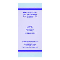 Bright blue stripe on pastel professional business