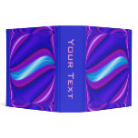 bright blue binders