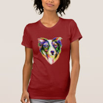 Bright Border Collie t-shirts