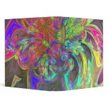 Bright Burst of Color – Salmon & Indigo Deva binders