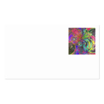 Bright Burst of Color – Salmon & Indigo Deva Business Cards