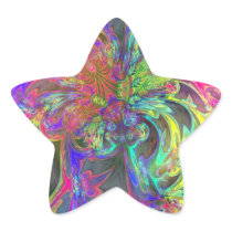 Bright Burst of Color – Salmon & Indigo Deva Stickers