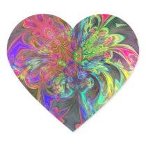 Bright Burst of Color – Salmon & Indigo Deva stickers