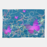 Bright Butterflies Hand Towels