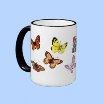 Bright Butterflies mugs