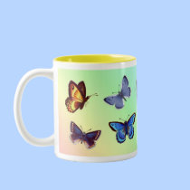 Bright Butterflies mugs