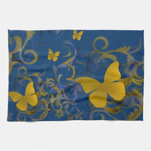 Bright Butterflies Towels