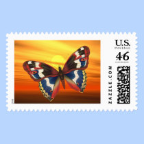 Bright Butterfly postage by Lidusik Bright Butterfly postage