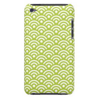 Bright Chartreuse Geometric iPod Touch G4 Case iPod Case-Mate Case