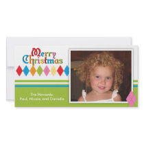 Bright Cheery Argyle Christmas photo cards by NicChic Bright Cheery Argyle Christmas photo cards