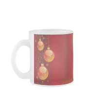 Bright Christmas ornaments mugs