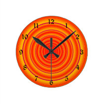 Bright circular clock wall clocks