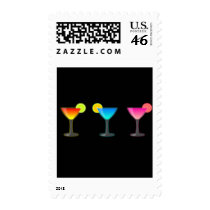 Bright Cocktail Trio Postage