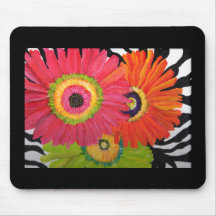 Bright & Colorful Gerbera Daisies Mousepad