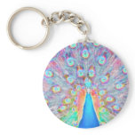 Bright Colorful *Peacock* Spirit Design Key Chain