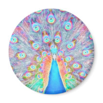 Bright Colorful *Peacock* Spirit Design Magnet